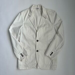 Gap men’s white denim blazer